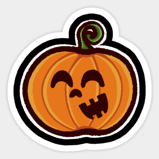 Happy Pumpkin Sticker